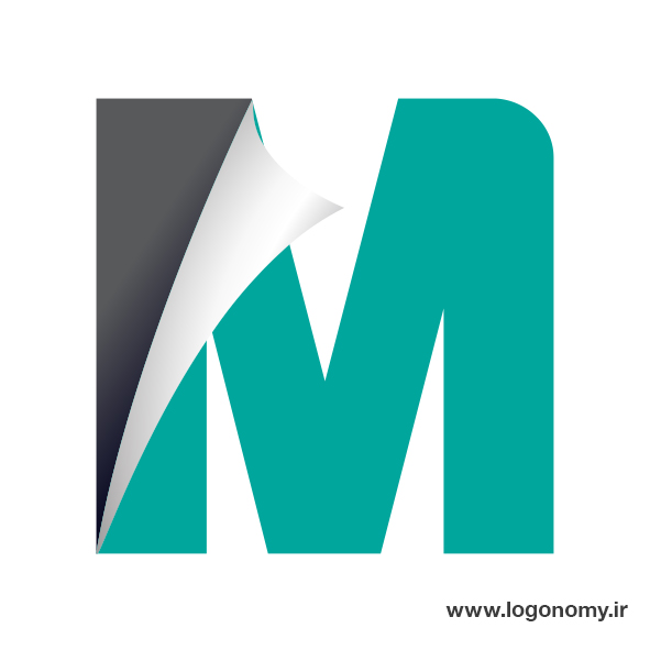 طراحی لوگوی حرف M